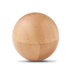 SOFT LUX Lip balm in round bamboo case Timber