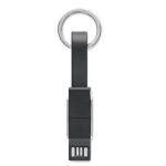 KEY C keying with 4 in 1 cable Black