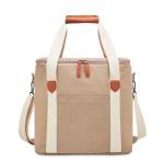 KECIL LARGE Große Kühltasche Canvas Beige