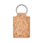 CONCON Rectangular cork key ring Fawn