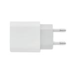 18W 2 port USB charger EU plug White