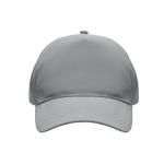 RAYS Baseball Kappe 5 Panels Silber matt