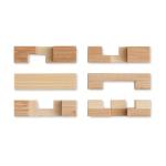 SQUARENATS Bamboo brain teaser puzzle Timber
