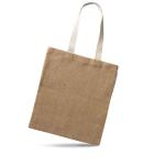 JUHU Jute Einkaufstasche Beige