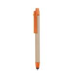 RECYTOUCH Kugelschreiber mit Stylus Orange