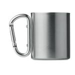 TRUMBO Metal mug & carabiner handle Flat silver