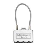 THREECODE Security lock Flat silver