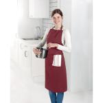 FITTED KITAB Küchenschürze Bordeaux