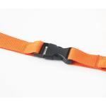 Lanyard mit Metallkarabiner Orange