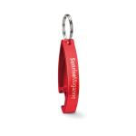 COLOUR TWICES Key ring bottle opener Red