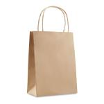 PAPER SMALL Gift paper bag small 150 gr/m² Fawn