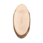 ELLWOOD RUNDA Oval board with bark Timber