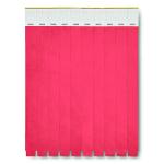  TYVEK One sheet of 10 wristbands Red