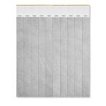  TYVEK One sheet of 10 wristbands Silver