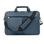 STOCKHOLM Laptop bag in 2 tone 360d Aztec blue