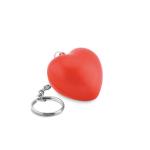 LOVY RING Key ring with PU heart Red