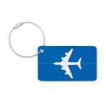 FLY TAG Aluminium luggage tag Bright royal