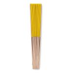 FANNY WOOD Manual hand fan wood Yellow