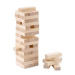 PISA Tower game in cotton pouch Timber