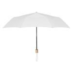 TRALEE 21 inch RPET foldable umbrella White