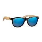 CALIFORNIA TOUCH Sunglasses with bamboo arms Aztec blue