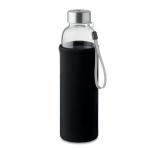 UTAH TEA Einwandige Trinkflasche Glas Schwarz