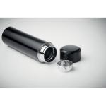 POLE Bottle with touch thermometer Black