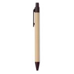 JANEIRO Push ball pen coffee husk/ABS Brown