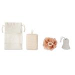 CUIDA SET Bath set in cotton pouch Fawn