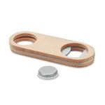 VALBAMPER Oval Bamboo bottle opener Timber