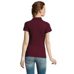 PRIME WOMEN POLYCOTTON POLO, burgundy Burgundy | L