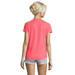 SPORTY WOMEN T-SHIRT 140g, Neon coral Neon coral | XS