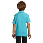 SUMMER II KIDS Polo 170g, blue atoll Blue atoll | L