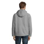 REPLAY MEN HOODED SOFTSHELL, gray Gray | XS