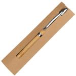 Metal twist ballpen with bamboo coating Fawn