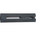 CrisMa twist action pen made of stainless steel, matt grey Convoy grey