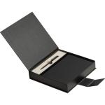 Set of notebook and biros Black