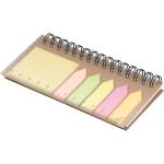 Sticky note set with spiral pad Fawn