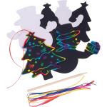 Ornament Set of scratch paper Multicolor
