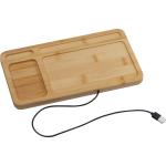 Wireless charging desk pad Fawn