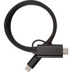 magnetic quick-charging cable Black