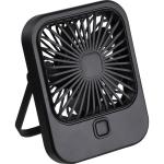 Table fan with rechargeable battery Black