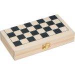 Backgammon - Schach -Dame Spiel Beige