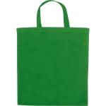 Cotton bag with short handles MARSHALL Green