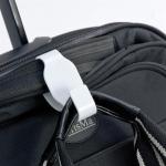 Taschenhalter aus Kunststoff für Trolleys Weiß