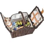 Picnic basket for 2 persons Brown