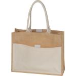 Jute bag with leader ANA Fawn