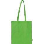 Einkaufstasche aus recycelter Baumwolle und RPET Apfelgrün
