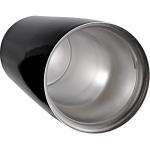 Isolierbecher aus Edelstahl, 400ml Schwarz