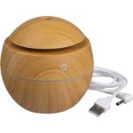 Aroma humidifier with color changing LED light Brown